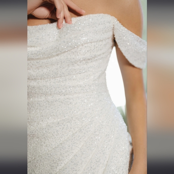 ANNE BARGE BLUE WILLOW ROTHSCHILD WEDDING DRESS - Picture 2 of 6